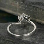 1.75 Carat Brilliant Cut Diamond Heart 6-Prong Solitaire Engagement Ring 14k White Gold Over