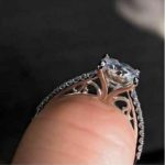 2.30 Ctw Solitaire Cushion Cut Diamond Best Engagement Ring Solid 14k White Gold