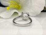 Classic 2.00 Carat Round Cut Diamond Unique Engagement Ring Real 925 Sterling Silver
