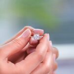 2.50 Ctw Classic Cushion White Diamond Halo Wedding Engagement Ring 14k White Gold