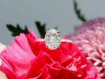 2.83 Carat White Oval Cut Brilliant Diamond Luxury Engagement Ring 14k Yellow Gold Plated