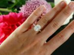 2.83 Carat White Oval Cut Brilliant Diamond Luxury Engagement Ring 14k Yellow Gold Plated
