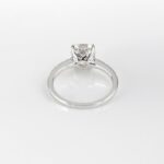 2.10 Ctw Cushion Cut Brilliant Diamond Solitaire With Accents Engagement Ring 925 Sterling Silver