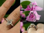 1.96 Ctw Brilliant Marquise Cut Diamond Simple-Solitaire Engagement Ring Solid 10k White Gold