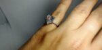 Big 3.18 Ctw Heart Shape Brilliant Diamond Solitaire Engagement Ring Real 14k White Gold