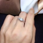 2.38 Ctw Excellent Cut Round Diamond Double 4-Prong Solitaire Engagement Ring Real 925 Sterling Silver