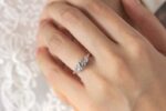 Forever 3.20 Ctw 3-Stone Round Cut Diamond Bridal Wedding & Engagement Ring Real 10k White Gold