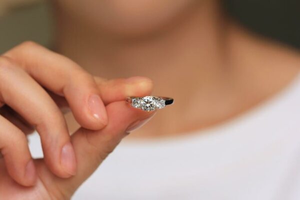 Forever 3.20 Ctw 3-Stone Round Cut Diamond Bridal Wedding & Engagement Ring Real 10k White Gold