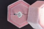 2.00 Carat Oval Cut Real Diamond Solitaire Engagement Ring Real 925 Sterling Silver