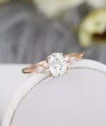Forever 2.75 Ctw Oval Cut Fancy Diamond Wedding Engagement Ring Solid 14k Rose Gold