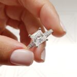 2.50 Ctw Forever Princess Cut Solitaire Diamond Fancy Engagement Ring 14k White Gold Plated