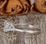 2.21 Ctw Brilliant Oval Cut Diamond Wedding Engagement Ring 14k White Gold Over