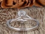 2.21 Ctw Brilliant Oval Cut Diamond Wedding Engagement Ring 14k White Gold Over