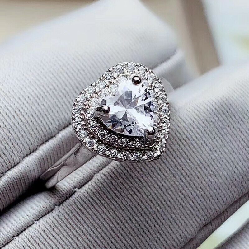 14k White Gold Custom Double Halo Diamond Engagement Ring #100613 - Seattle  Bellevue | Joseph Jewelry