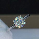 1.75 Carat Excellent Cut Round Diamond Solitaire Engagement Ring Real 10k White Gold