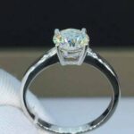 1.75 Carat Excellent Cut Round Diamond Solitaire Engagement Ring Real 10k White Gold