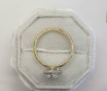 2.40 Ctw Pear Cut White Diamond Halo Best Wedding Engagement Ring 14k Gold Plated