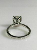 Unique 2.30 CT Radiant VVS1 Diamond Wedding Engagement Ring Solid 14k White Gold