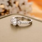 2.67 Carat Brilliant Cut Round Diamond 3-Stone Engagement Ring Real 925 Sterling Silver