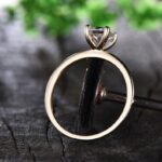 2.CT Fancy Princess Cut Diamond Gift Ring Engagement Ring 14k Rose Gold Plated