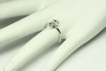 2.00 Carat 6-Prong Solitaire Pear Cut Diamond Engagement Ring Proposal Ring 14k Gold Plated