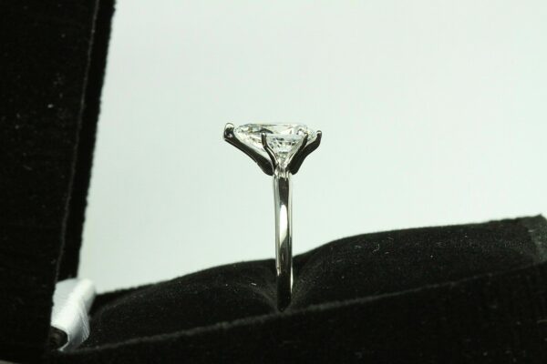 2.00 Carat 6-Prong Solitaire Pear Cut Diamond Engagement Ring Proposal Ring 14k Gold Plated