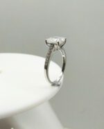 2.37 Ctw Cushion Cut Solitaire Diamond Wedding Engagement Ring 14k Gold Over