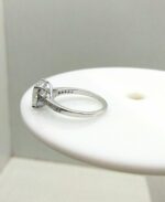 2.37 Ctw Cushion Cut Solitaire Diamond Wedding Engagement Ring 14k Gold Over