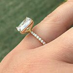 2.77 Ctw Radiant Cut White Diamond Solitaire Wedding Engagement Ring Solid 14k Yellow Gold