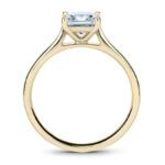 2.00 CT Princess Cut Diamond Solitaire Engagement Ring Promise Ring 10k Yellow Gold