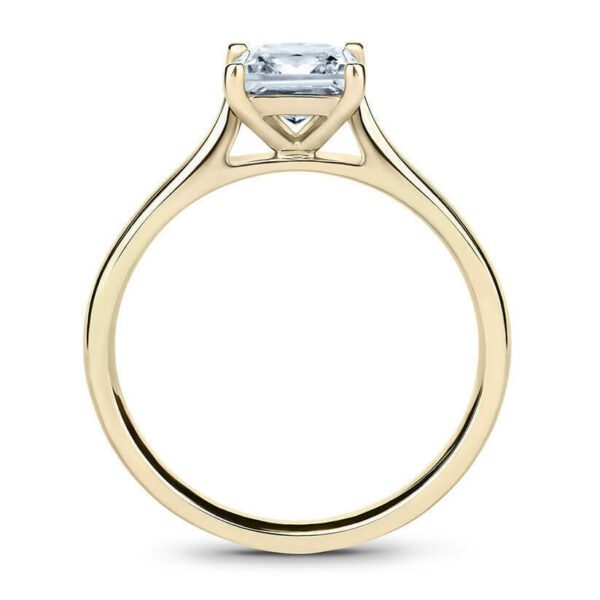 2.00 CT Princess Cut Diamond Solitaire Engagement Ring Promise Ring 10k Yellow Gold