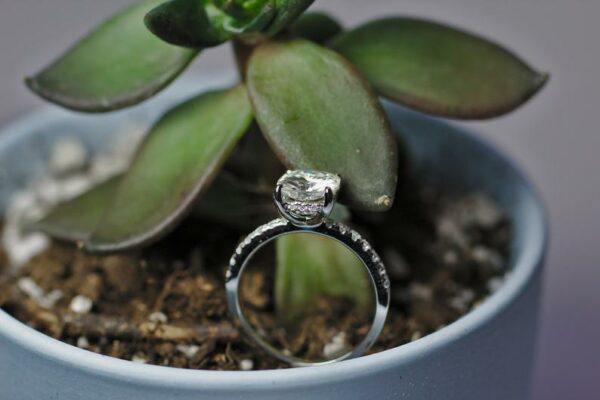 2.52 Ct Cushion Cut Diamond Hidden Halo Classic Engagement Ring 925 Sterling Silver
