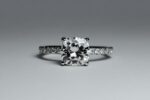 2.52 Ct Cushion Cut Diamond Hidden Halo Classic Engagement Ring 925 Sterling Silver