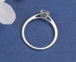 2.06 CT Classic Cushion Solitaire Diamond With Plain Band Engagement Ring Real 10K White Gold