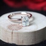 1.55 Carat Solitaire Radiant Cut Diamond Engagement Ring 14k Rose Gold Finish-Proposal Gift Ring For Her