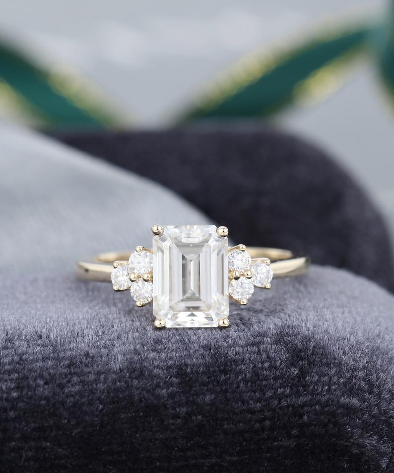 Contemporary 1.18 CTW Ideal Cut Diamond 14 Karat White Gold Cushion Halo  Engagement Ring | Wilson's Estate Jewelry
