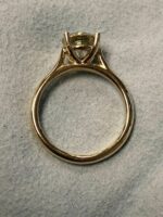 8mm Brilliant Cut 2.CT Round Diamond Solitaire Engagement Ring 14k  Yellow Gold Over