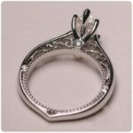 2.Carat Solitaire Pear Cut White Diamond Fancy Engagement Ring 14k White Gold Plated