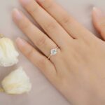 2.53 Ctw Round VVS1 Solitaire Diamond With Accents Engagement Ring Real 14k Rose Gold