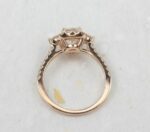 Antique 2.53 Ctw Oval Cut White Diamond Halo Engagement Ring Real 14k Yellow Gold