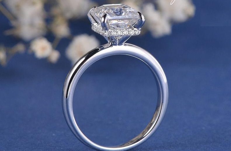 10k Princess Cut Solitaire online Engagement Ring