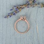 2.30 Carat Oval Cut Diamond Double 4-Prong Solitaire Engagement Ring Solid 14k Rose Gold