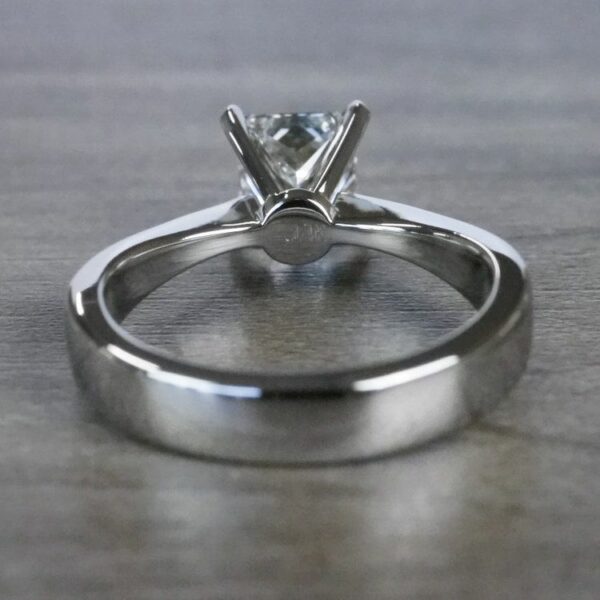 2.00 Carat Princess Cut Brilliant Diamond Classic Engagement Ring 14k Gold Plated