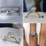 2.40 Carat Brilliant Cut Solitaire Diamond Engagement Ring Promise Ring For Her 14k Yellow Gold Over