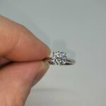 1.93 Ct Round Cut White Diamond Classic Engagement Ring & Promise Ring 925 Sterling Silver