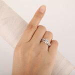 1.50 Carat Forever Round Solitaire Diamond Engagement Ring Wedding Band 14k White Gold Plated