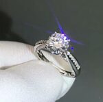 2.50 Ctw Excellent Cut Round Diamond Solitaire Engagement Ring Solid 14k White Gold