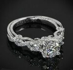 2.75 ctw Excellent Cut Round Diamond Infinity Engagement Ring Real 925 Sterling Silver