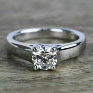 2.00 carat Excellent Cut Round Diamond Best Engagement Ring 14k White Gold Over