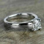 2.00 carat Excellent Cut Round Diamond Best Engagement Ring 14k White Gold Over